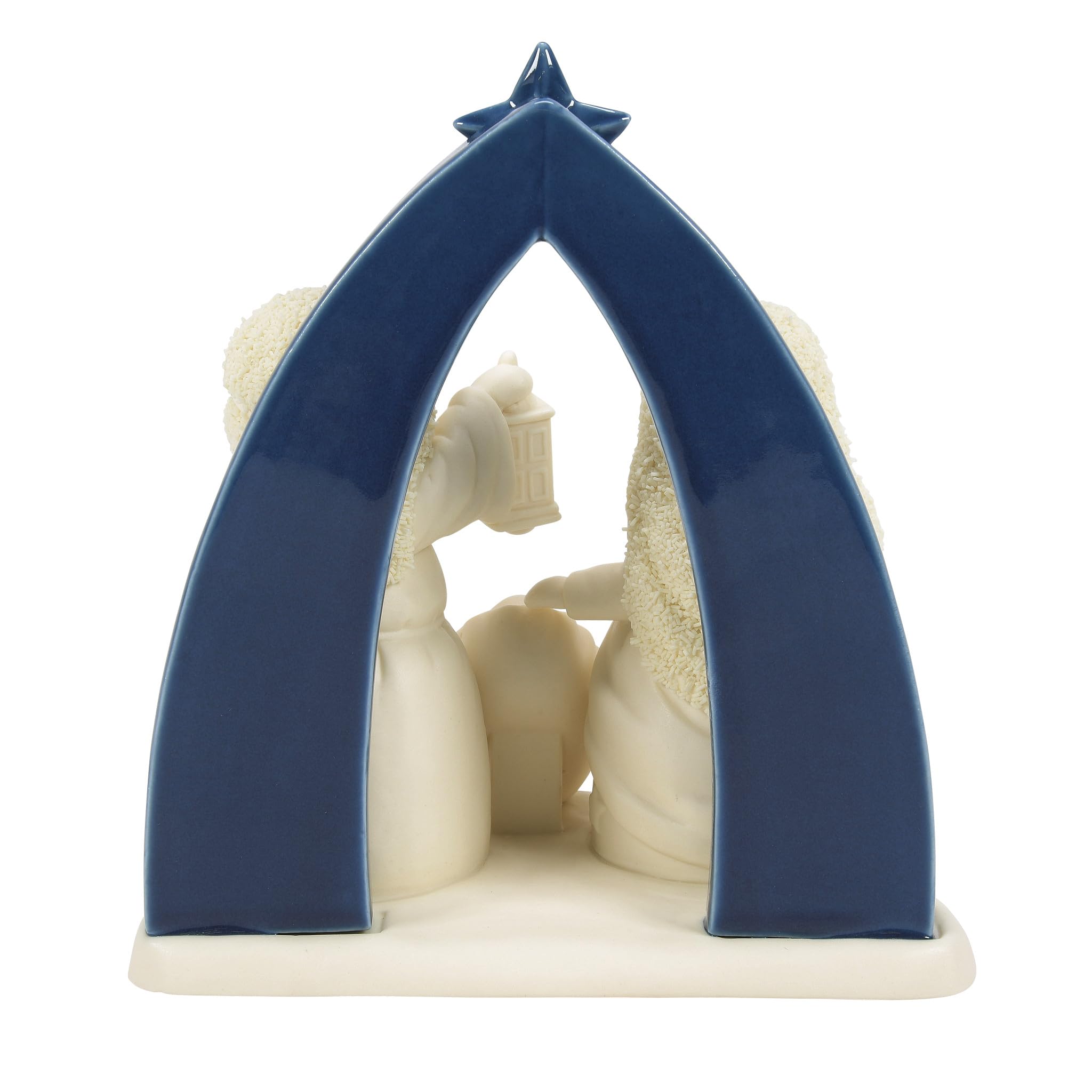 Department 56 Snowbabies Midnight Figurine de crèche de Noël Transparente Multicolore 15 cm