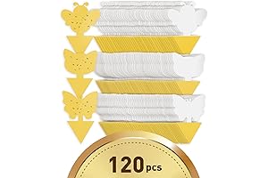 120 Pack Fruit Fly Sticky Traps for Indoor Plants