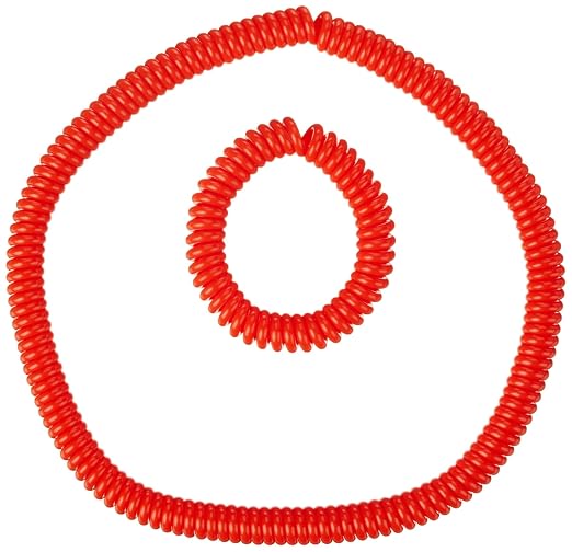 Abilitations Integrations Chewlery Chewable Jewelry, Bracelet And Necklace, Orange (Set Of 2) (885634057572)