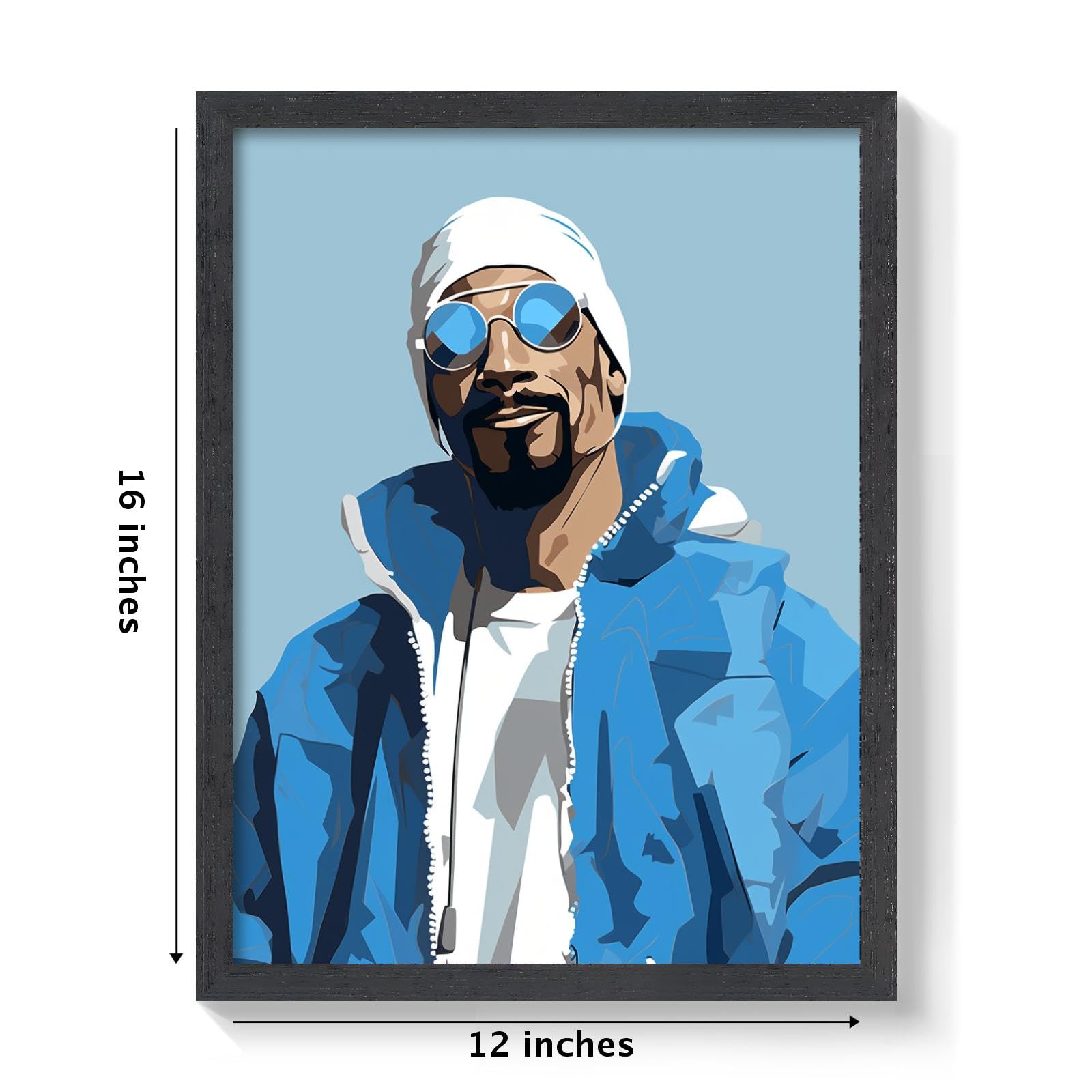 Amazon.com: Snoop Dogg Art Print Framed Printing Wall Art Decor