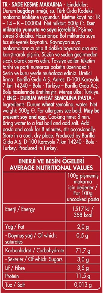 Filiz Kalem Makarna 500 g