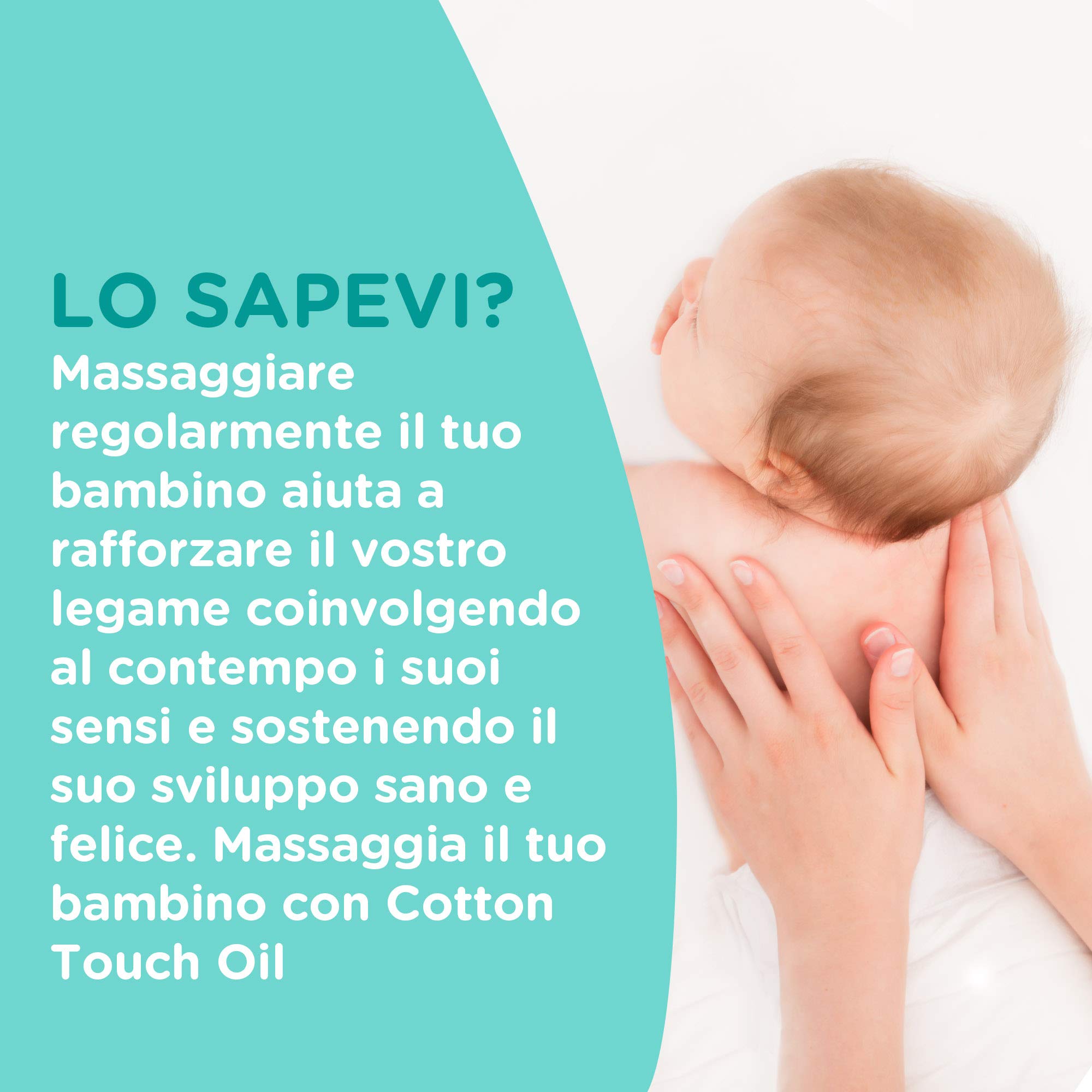 Johnson's Baby Olio Cottontouch, Olio corpo idratante per pelli sensibili e delicate, Olio neonato con vero cotone per il massaggio quotidiano, Olio Johnson's Baby Oil per bambini e adulti, 300 ml