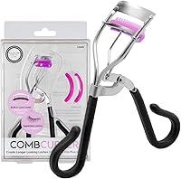 Lindo CombCurler Purple Eyelash Curler with Lash Comb - Fuller Volume, Long-Lasting Root Lift, No Breakage (B076B848P3)