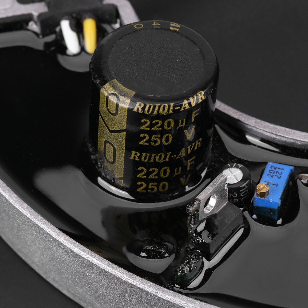 Akozon Regolatore di tensione AVR regolatore di tensione automatico a forma di AVR per generatore di benzina monofase 3.5KW-5KW