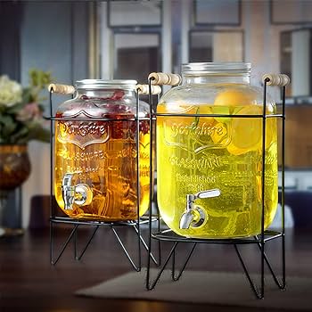 Amazon.co.jp: ドリンクサーバー ガラスドリンク サーバー 家庭