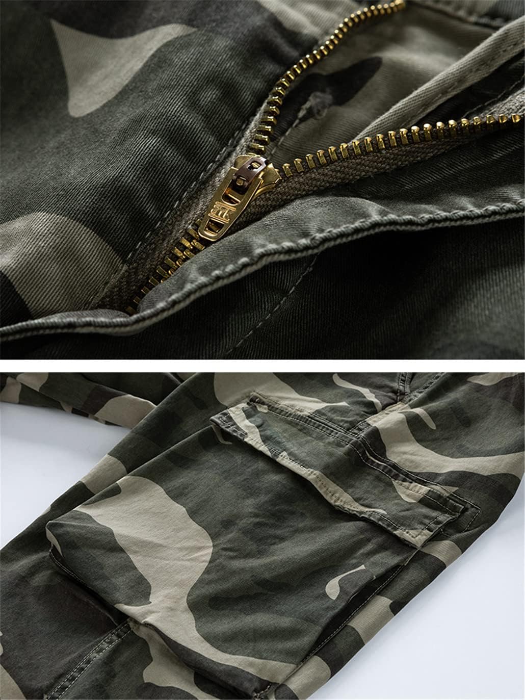keusyoi Spring Camo1 Cargo Pants Men Multi-Pockets Workwear Baggy Joggers Military Cotton Casual Tactical Trousers