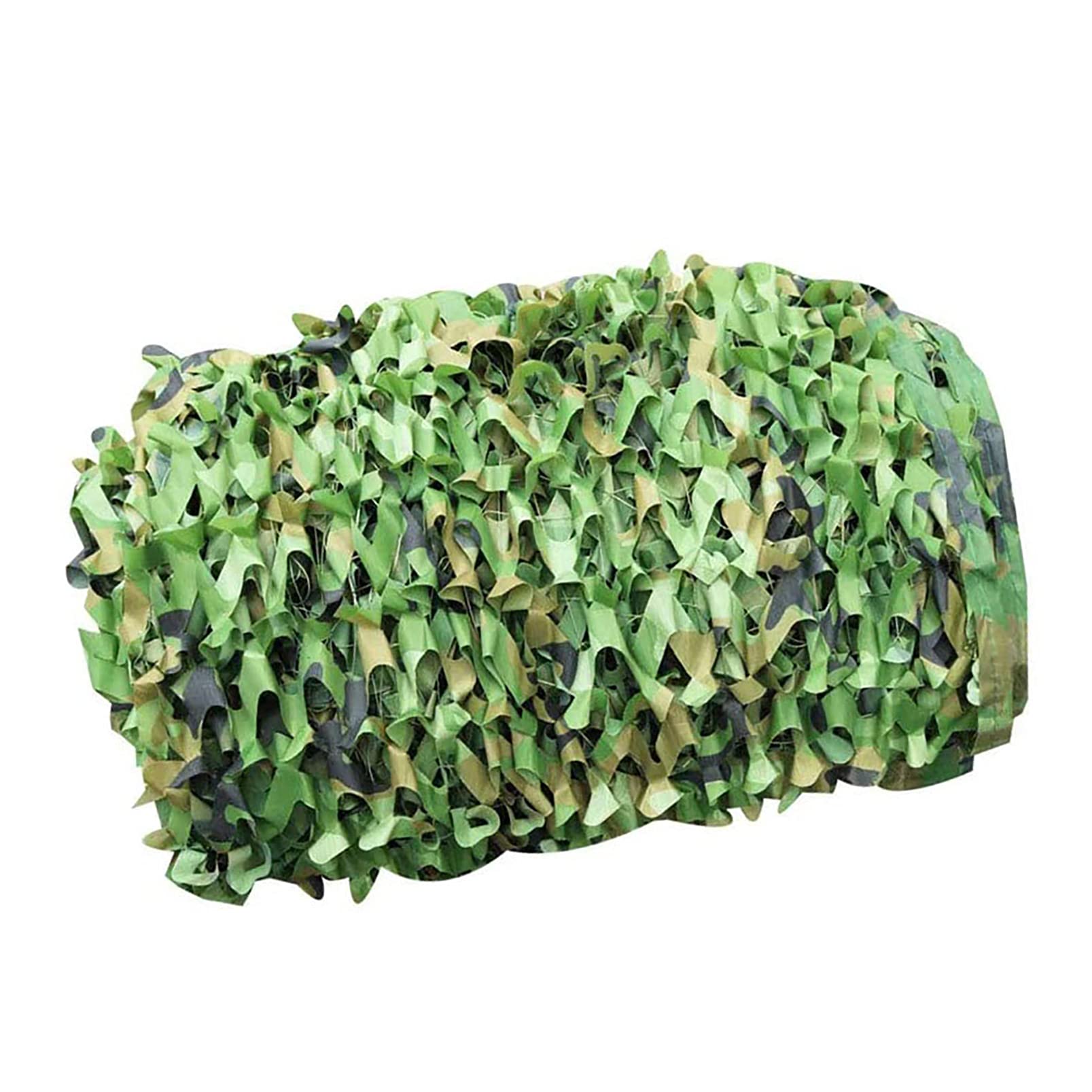 Filet d'ombrage vert jungle pour dissimulation de chasse et abri de camping suspendu