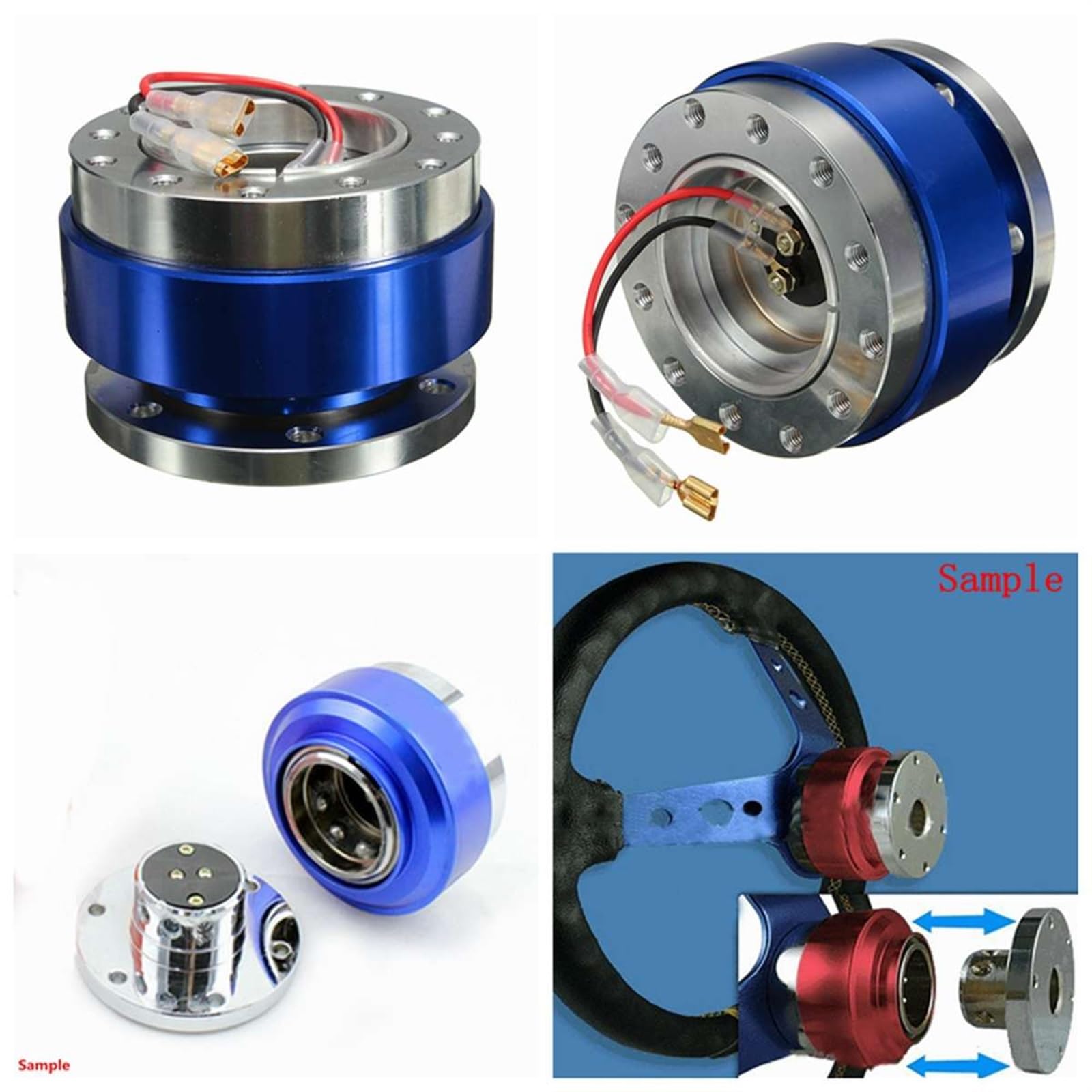Samochodowy adapter szybkozłączki dla kierownicy samochodowej