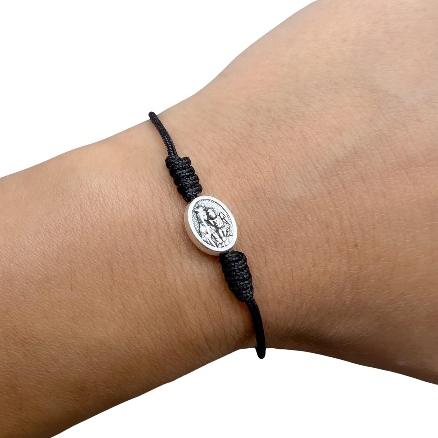 Our Lady Of Mount Carmel Medal Bracelet, Virgin Mary Holy Mother Charm, Religious Gift For Men Women Adults Teens