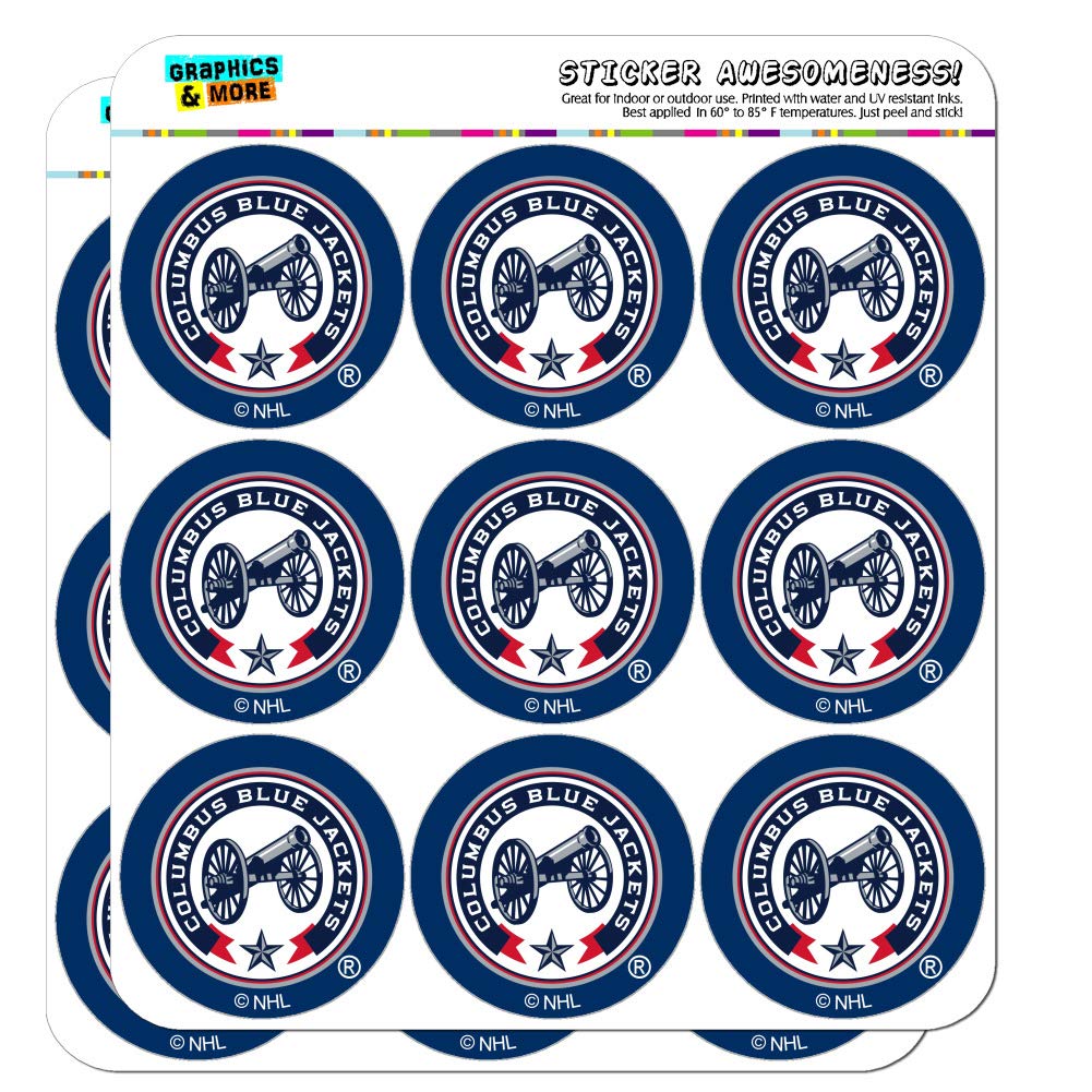 NHL Columbus Blue Jackets Logo Planner Calendar Scrapbooking Crafting Stickers