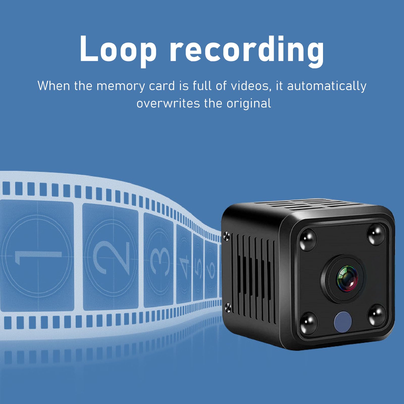 Mini telecamera IP con visione notturna e controllo da remoto
