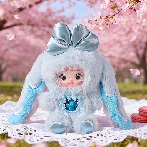 Miniatura 9 de POP JOY Misteriosa caja de peluche Nommi V6, caja ciega de felpa, 3 expresiones, adorable y misterioso juguete de peluche para niños y