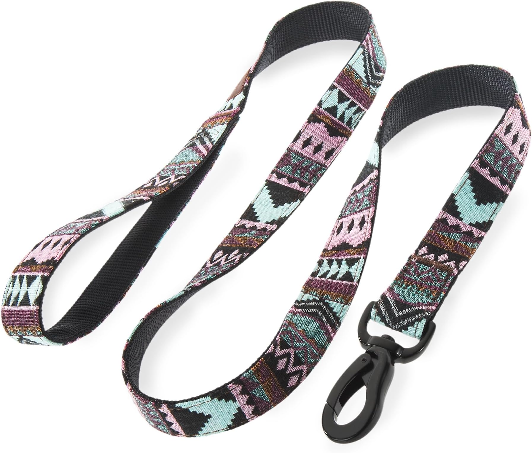 Embark Urban Dog Leashes - Colorful, Strong and Sturdy Dog Leash for Small, Medium and Large Breed Dogs (Aztec, 4 Ft)