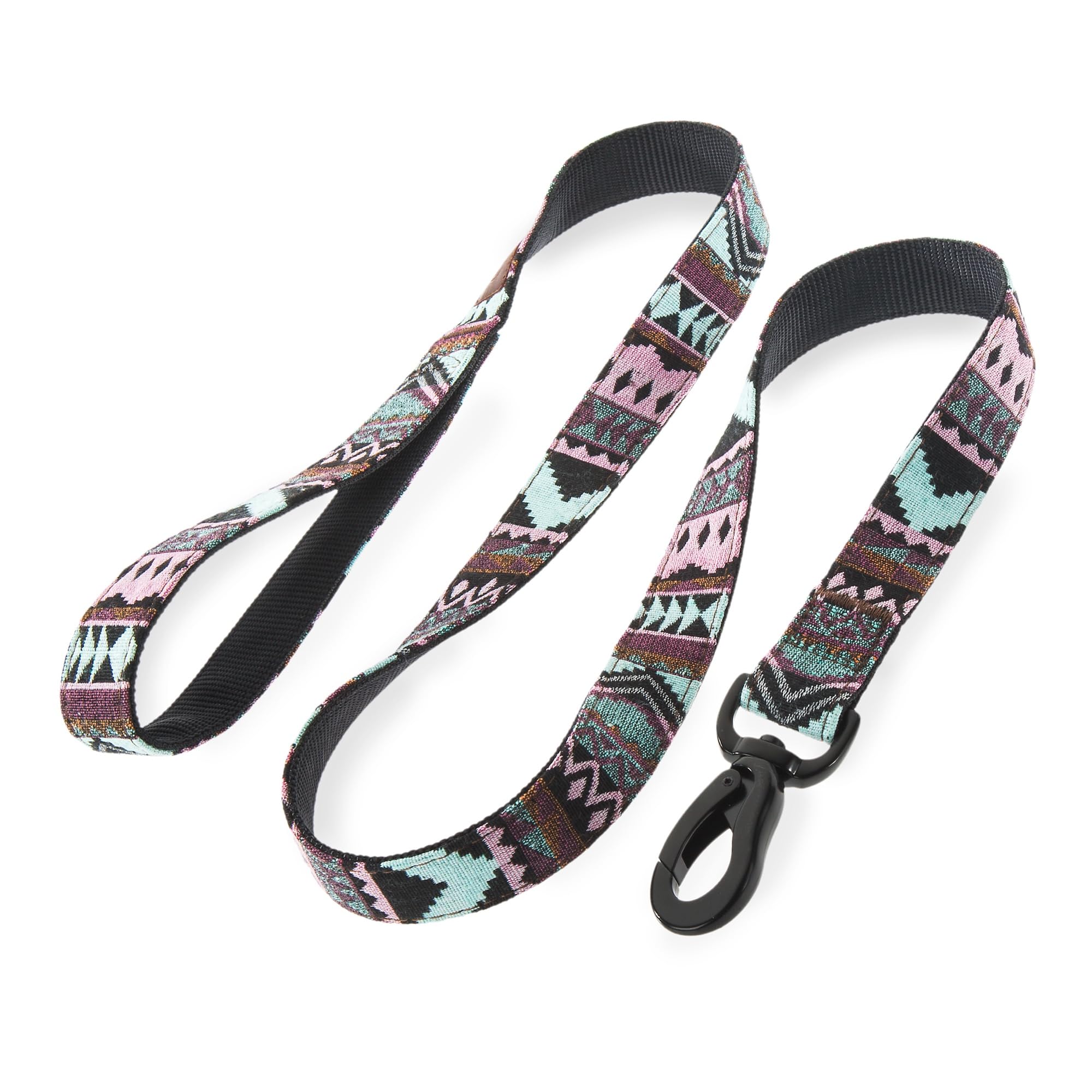 Embark Urban Dog Leashes - Colorful, Strong and Sturdy Dog Leash for Small, Medium and Large Breed Dogs (Aztec, 4 Ft)