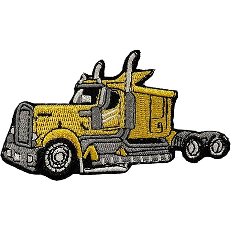 Yellow Semi Truck Patch Stitch Costumes for Kids & Adults
