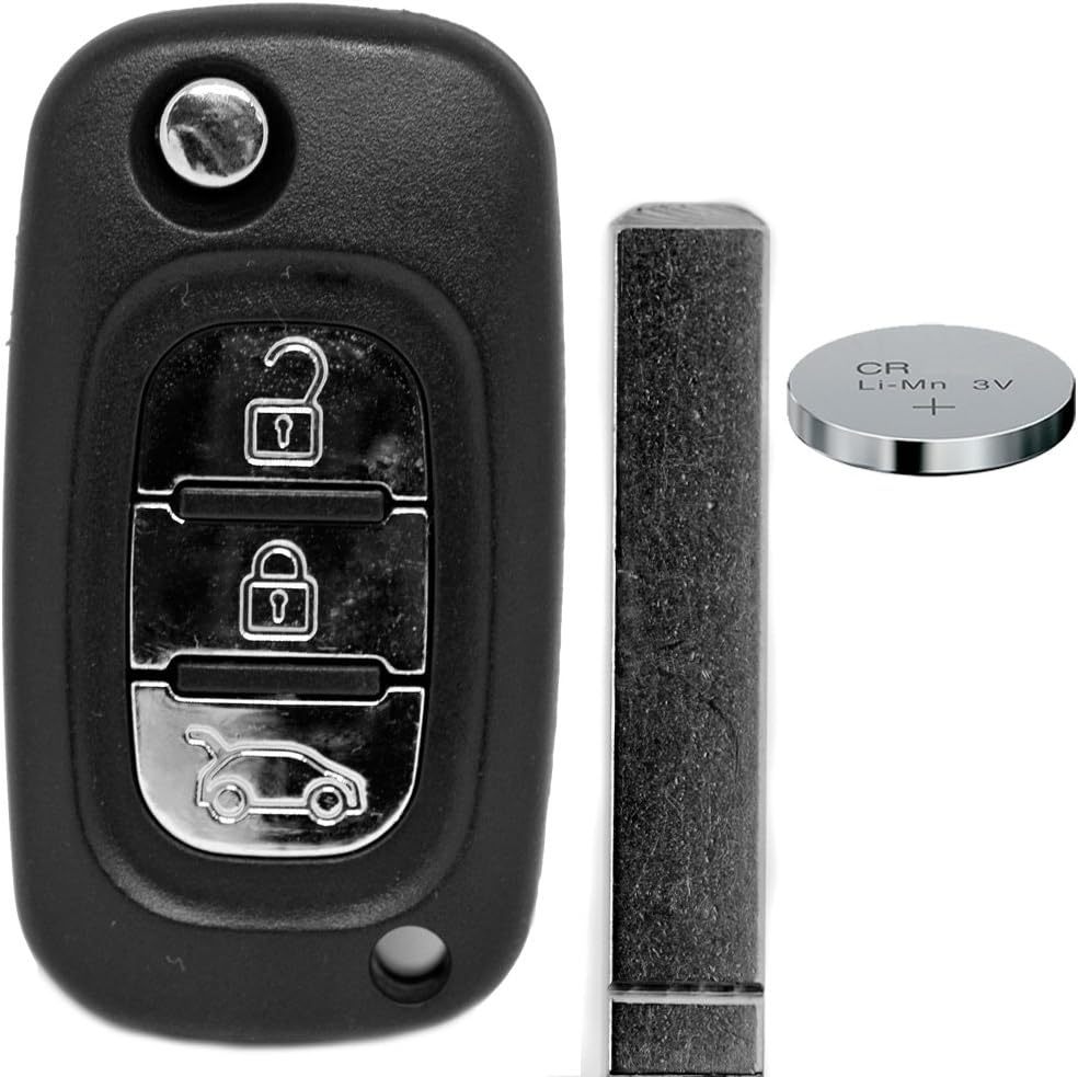 Betterher Autoschlüssel Gehäuse 2-Tasten - Kompatibel Mit Citroen, Peugeot, FIAT