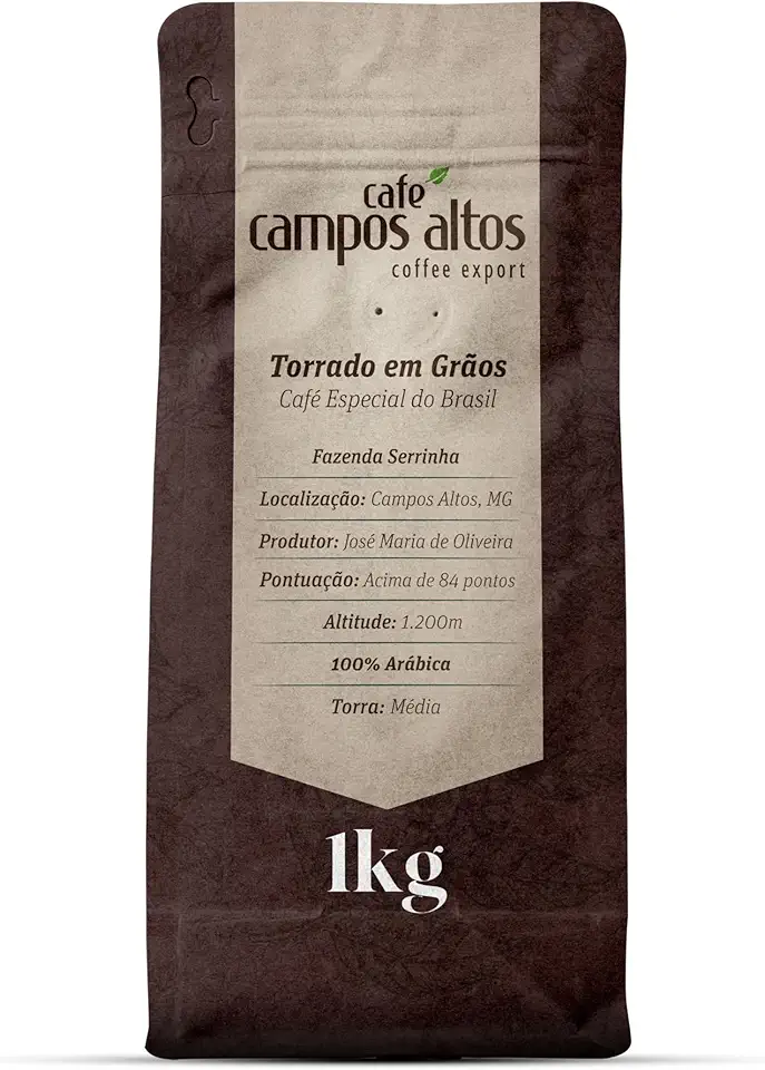 Café Campos Altos, Torrado em Grãos Especial 1Kg