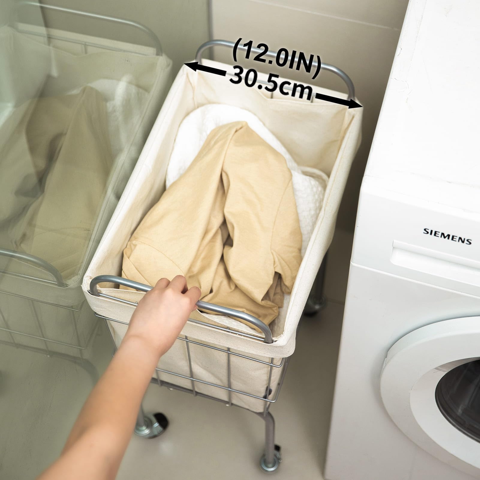 LAUNDRY - chikuyume Amazon.com: SHIMOYAMA Small Laundry Cart, 1 Bushel Laundry Basket