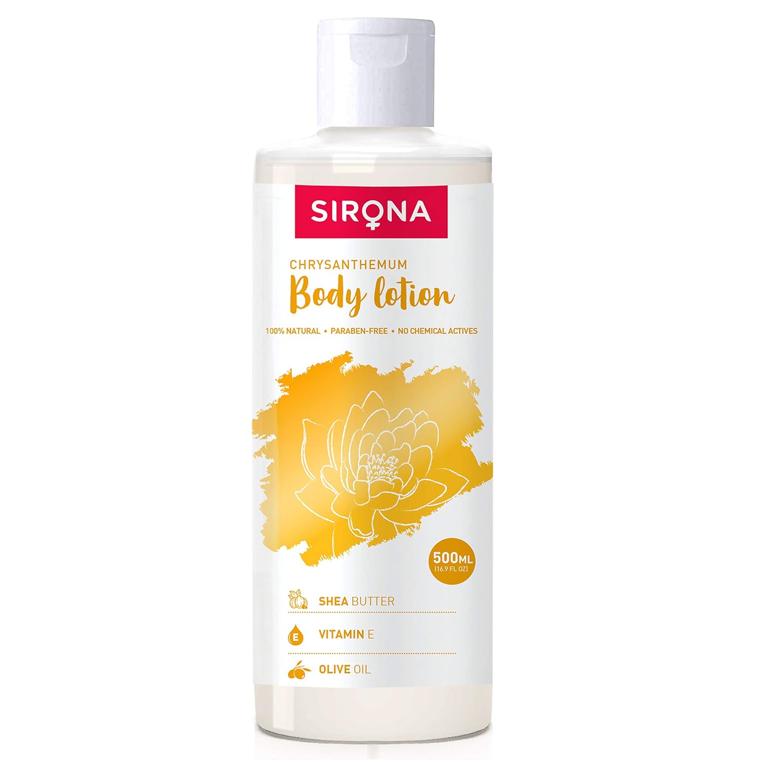 Sirona Natural Chrysanthemum Body Lotion 500 ml, with Shea Butter