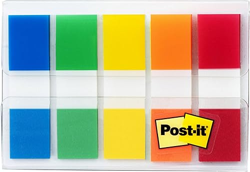 Miniatura 9 de Post-it Banderas 683-5CF, 5 colores, 0.47 pulgadas x 1.70 pulgadas, juego de 2, 200 banderas en total