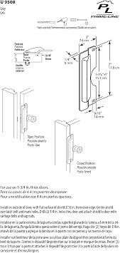 Prime-Line U 9496 Latch Guard Plate Cover Protect Against Forced Entry, Easy to Install on Out-Swinging Doors Stainless Steel (Single Pack), 3 in. x 7 in.