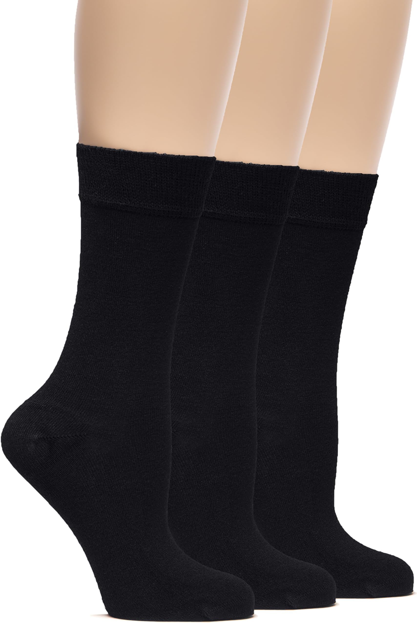 6 Pairs Non Binding Loose Fit Socks Ankle Socks Seamless