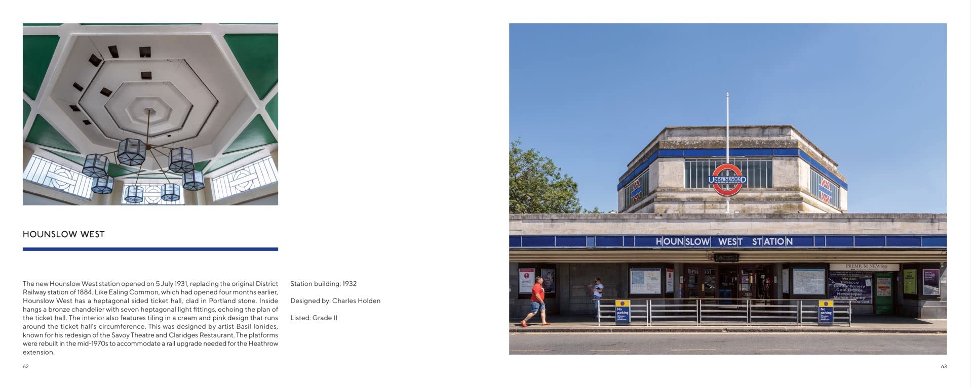 London Tube Stations 1924-1961 /anglais