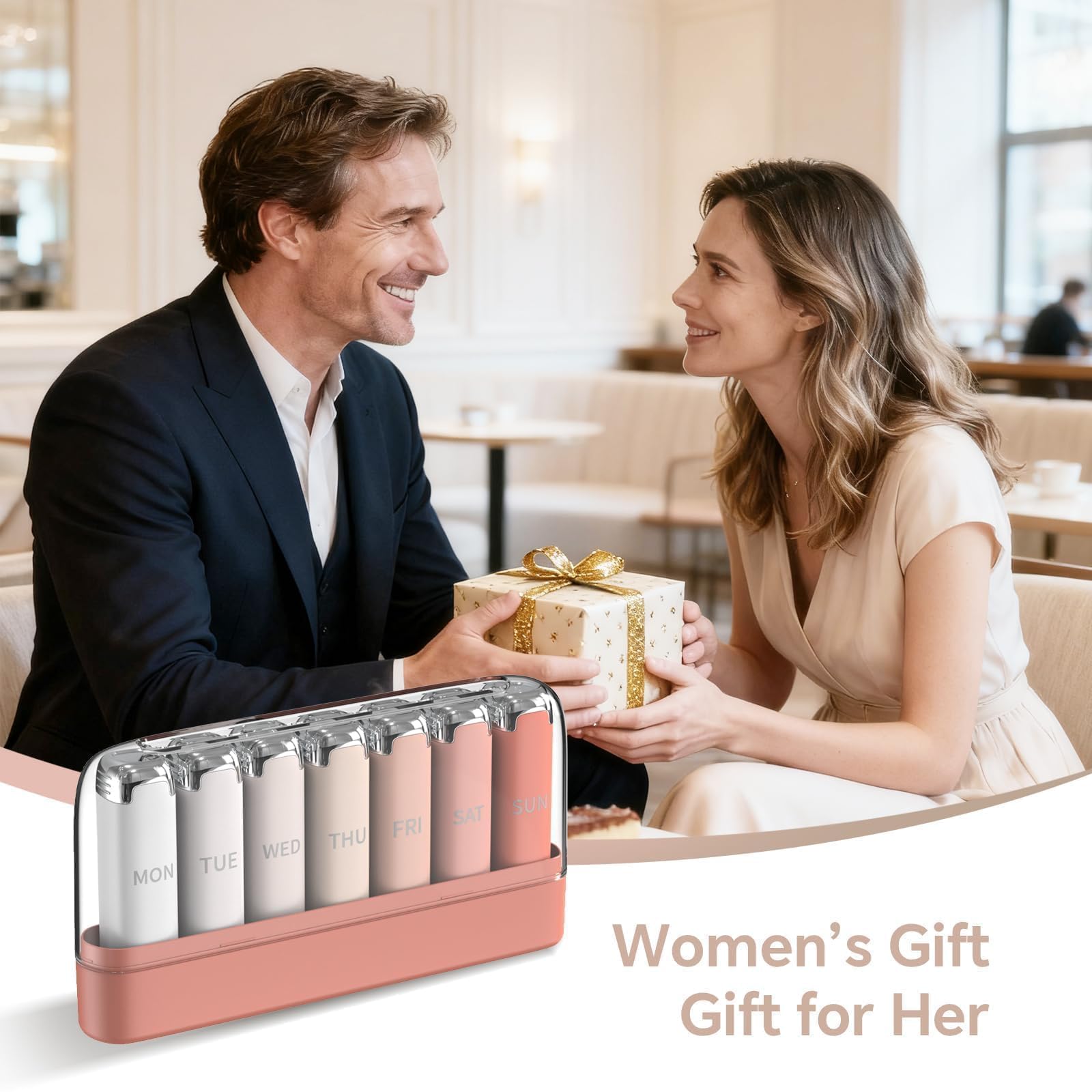Amazon.co.jp: ピルオーガナイザー 1日3回 女性用 – ウィークリーピル