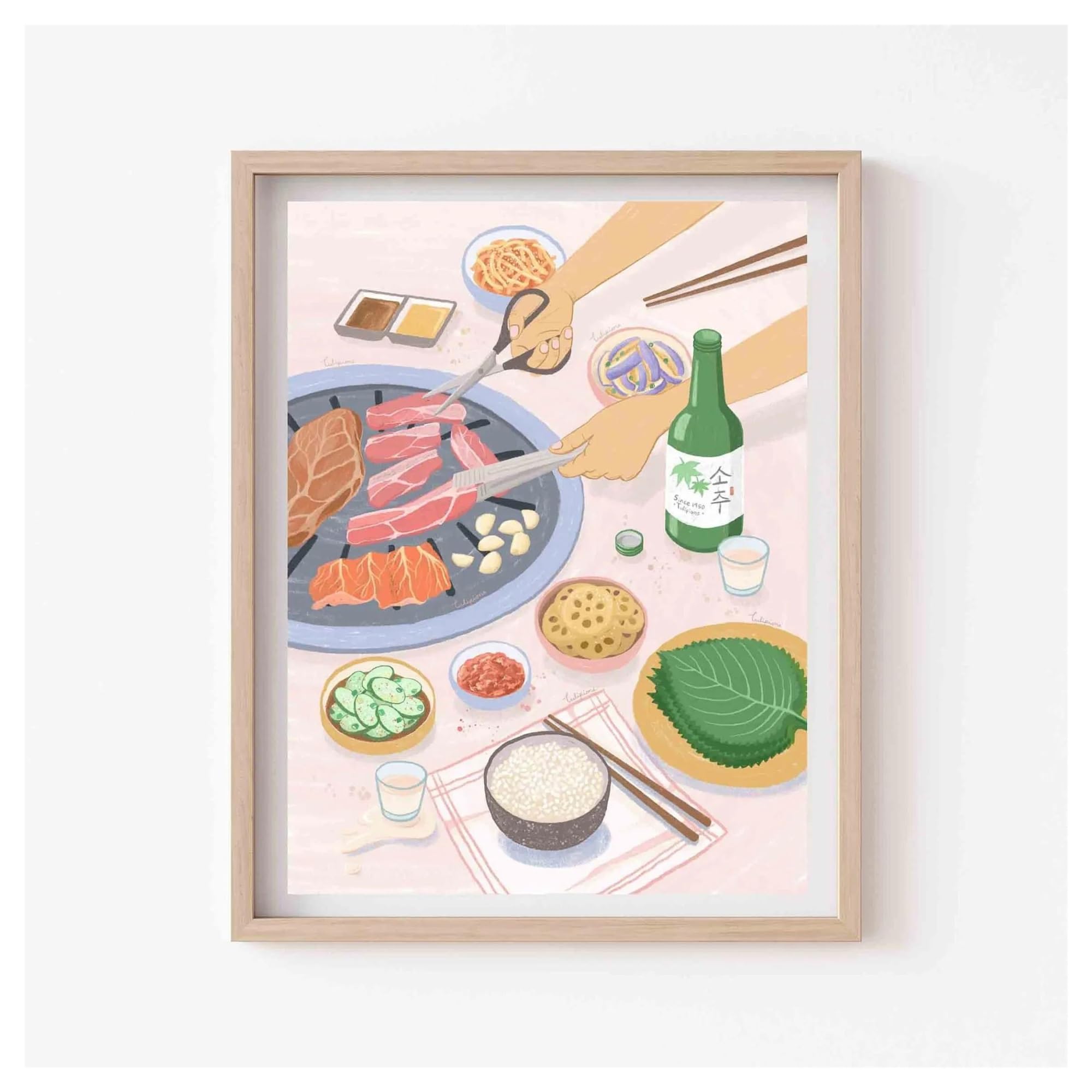 Toile peinture cuisine esthétique pour vos rassemblements chaleureux