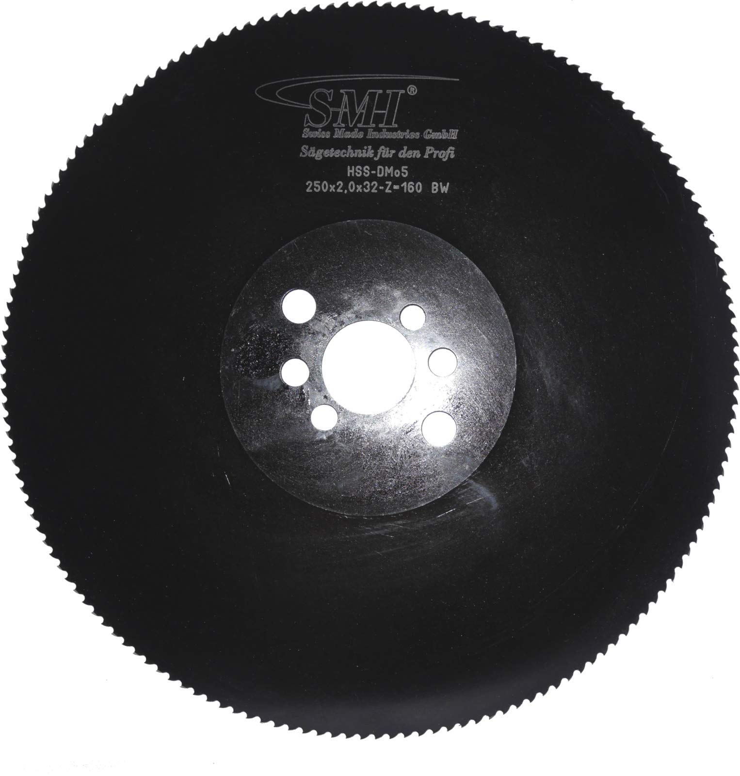 SMI Metall-Kreissägeblatt Hss DMO5 250 x 2,0 x 32 mm 160 Zähne Sägeblatt Kreissägeblatt Metallsägeblatt