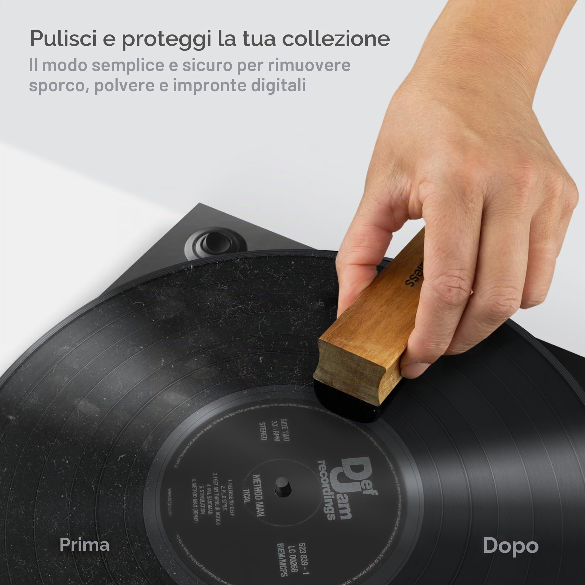 Boundless Audio Kit per la pulizia dei dischi in vinile, kit 5 in 1 per la pulizia dei vinili, include spazzola per dischi in velluto, detergente per pennino, soluzione detergente, spazzola in nylon e
