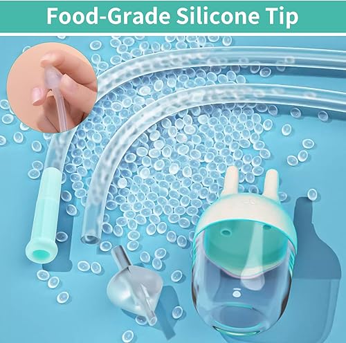 Miniatura 3 de Aspirador nasal de silicona para bebé, bombilla de succión nasal segura para que el bebé promueva la respiración  Lechón oral de nariz para niños