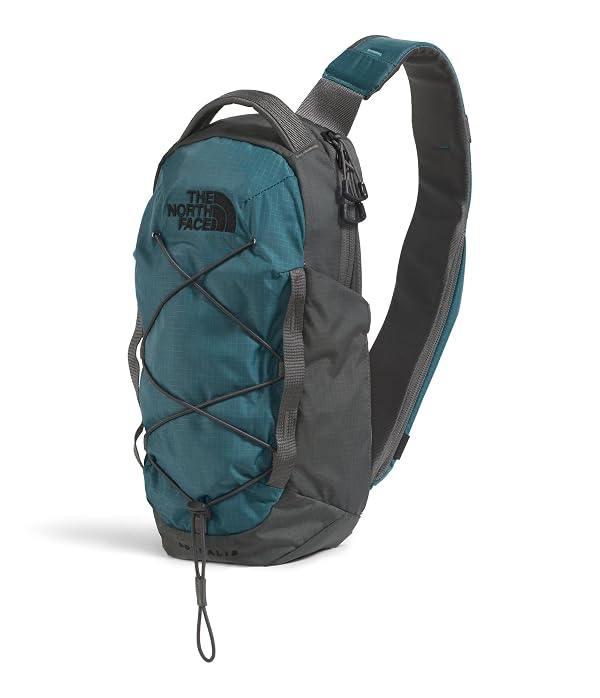 THE NORTH FACE Borealis Sling Bag | Crossbody Bag with Water Repellent Finish, Adjustable Strap, Multiple Compartments, Space/Anthracite Grey, One Size by THE NORTH FACE - Used condition - CA$38.58