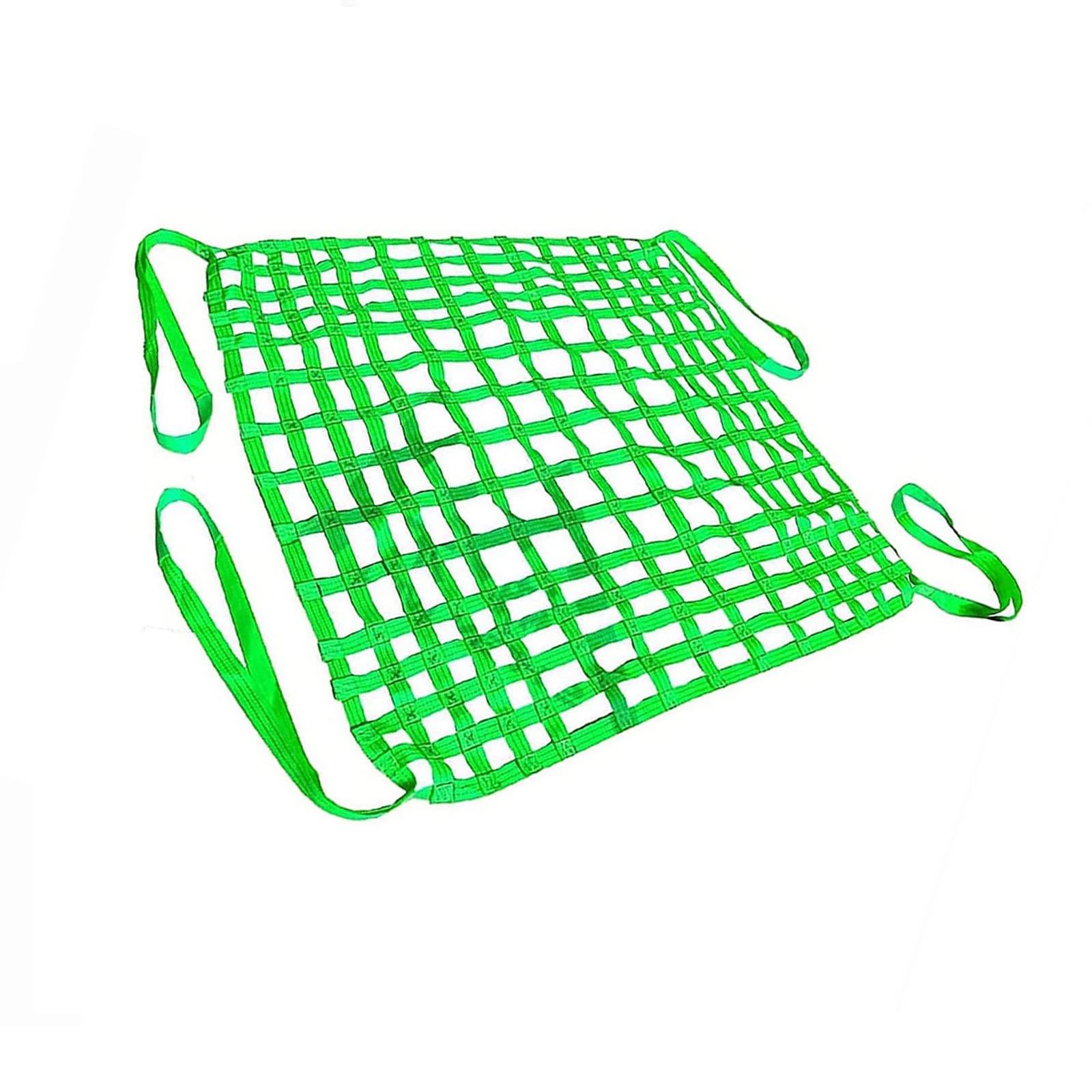Elastisches Gepäcknetz, Polyester-Hebenetz, Hebe- und Umzugsnetz, robustes Abschleppnetz, Anhängernetz, reißfest, starkes Sicherheitsnetz (Größe: 1,5 x 1,5 m/Maschenweite: 10 cm/Belastung 300 kg)