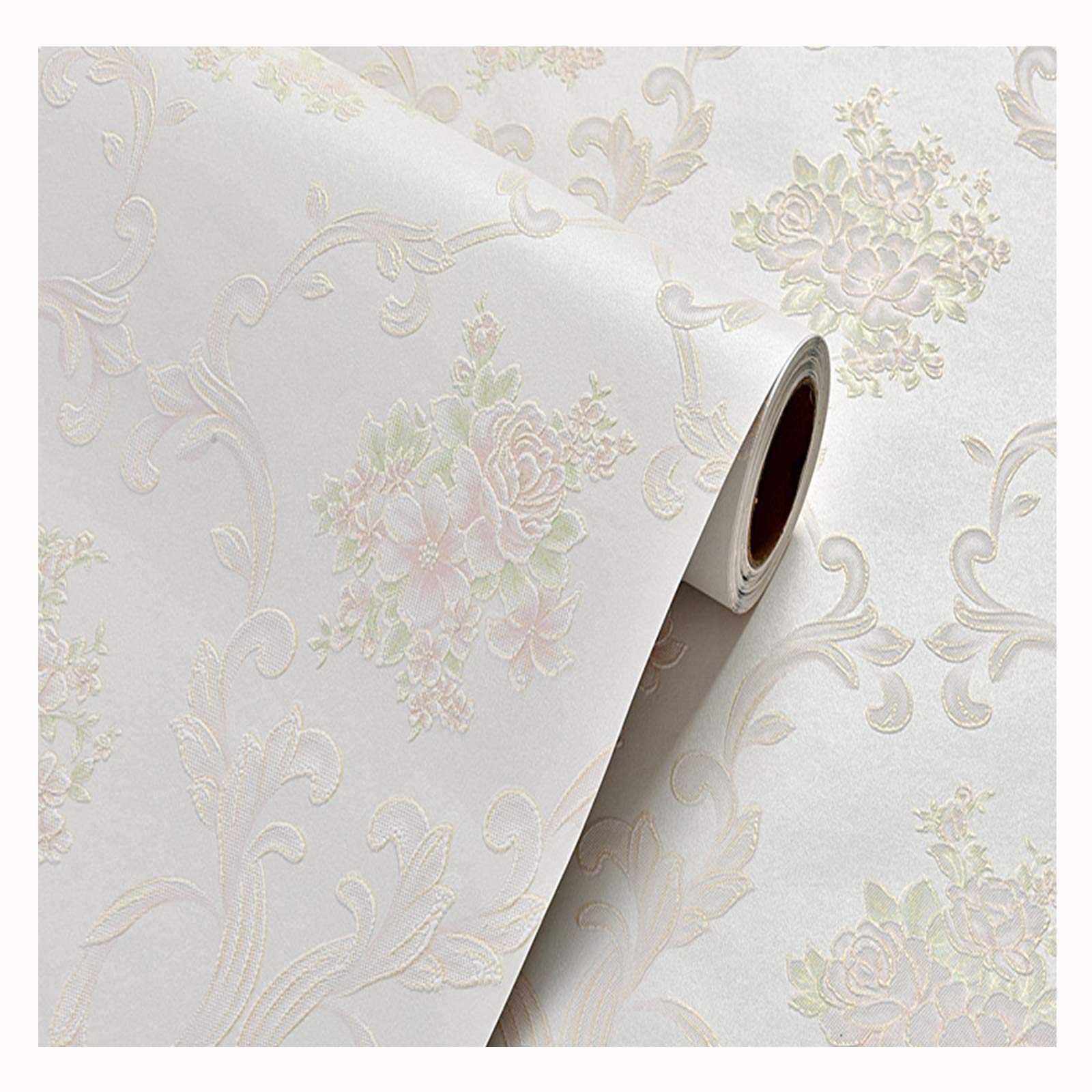 Carta da parati Carta Da Parati Autoadesiva, Stile Pastorale Carta Da Parati Non Tessuta, Adesivi Per Decorazione Della Parete Del Modello 3D Per Soggiorno E Camera Da Letto, 0.53x3m / 0.53x6m / 0.53x