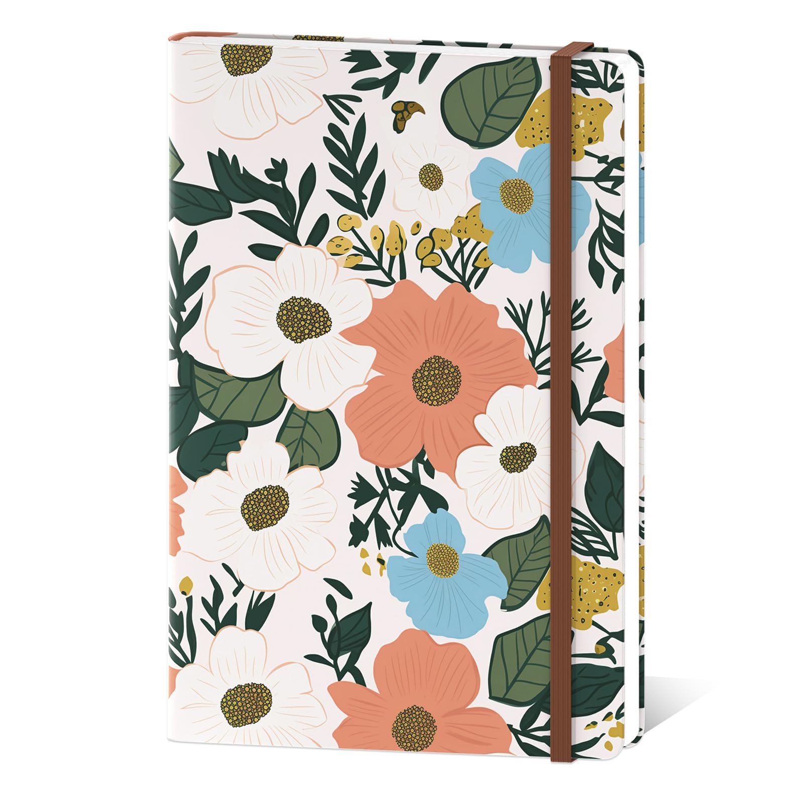 Hnogri Lined Journal Notebook, Hardcover Journal for Women 160 Pages Thick Paper, Medium 5.7 x 8.4 in