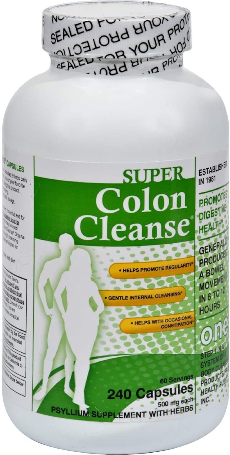 Health Plus SUPR Cleanse+HRBS&ACIDOPH, 240 Cap