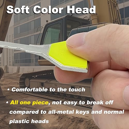 Miniatura 2 de 10 llaves de equipo pesado Yanmar 52160 para 194155-52160, 198360-52160 Yanmar John Deere Tractor Excavadora Grader Dozer EX450 Llave de interruptor