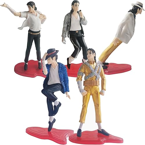 Paquete de 5 figuras de acción de muñecos Rock King Classic Album Figure Playset (versión colorida 5 piezas)