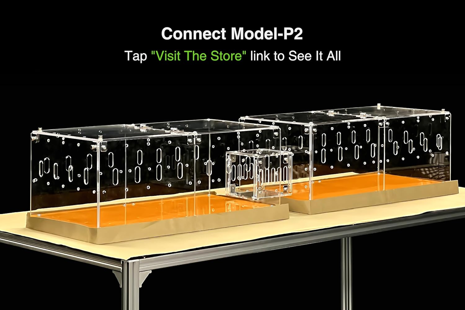 ГвинеяЛофт тор туташтыргычынын өлчөмдөрүн көрсөткөн диаграмма.