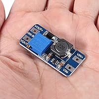 Vista 7 de AITRIP 10 piezas MT3608 DC-DC convertidor de impulso 2A módulo ajustable de aumento de voltaje regulador de voltaje de entrada 2V-24V a 5V-28V