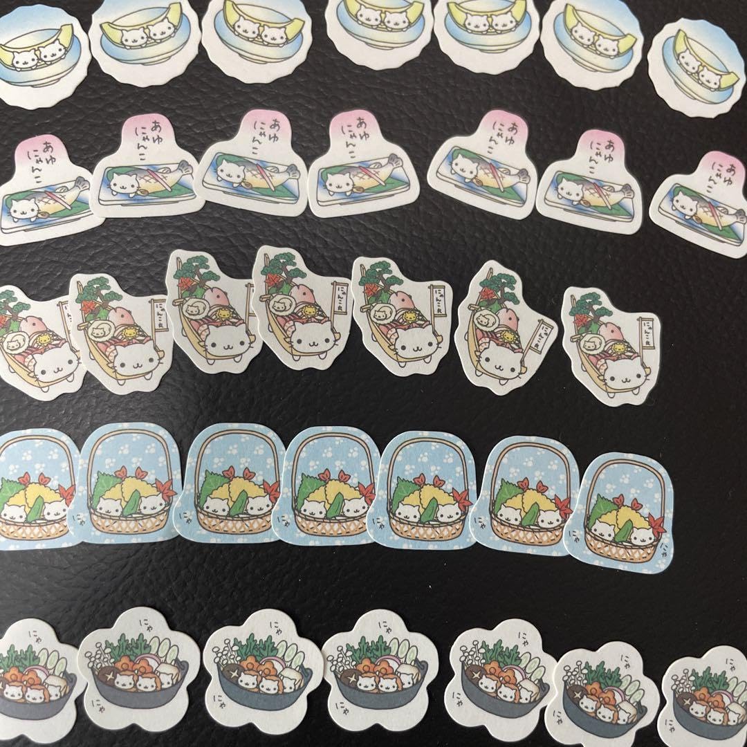 にゃんにゃんにゃんこ シールセット 超希少】当時のもの 新品未使用 平成 にゃんにゃんにゃんこ