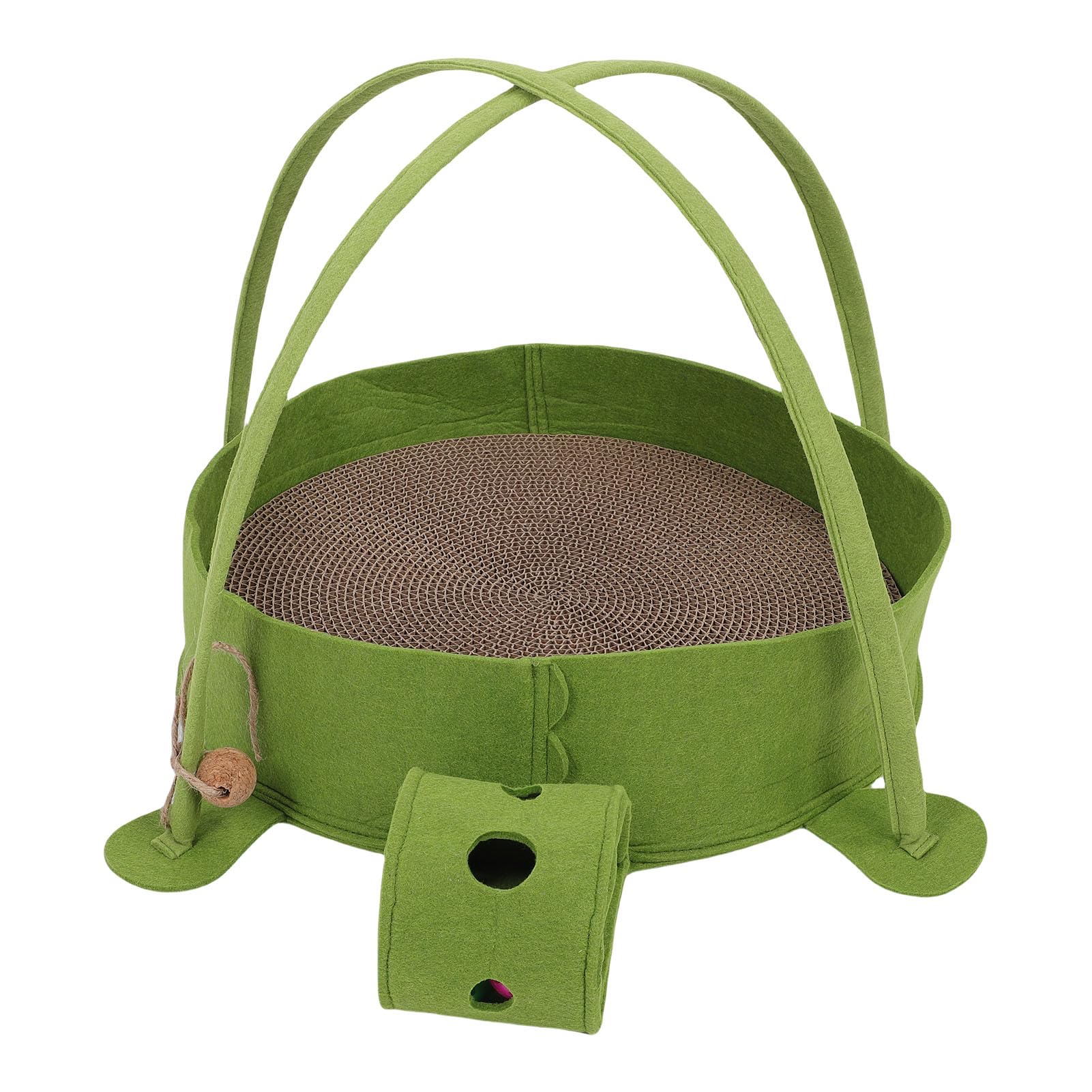 XUMIUZIY Großes Katzenkratzbrett-Hängematten-Design Zum Stressabbau und Spielen, für Kätzchen-Kratzbrett, Haustierbett, Filz, Wellpappe