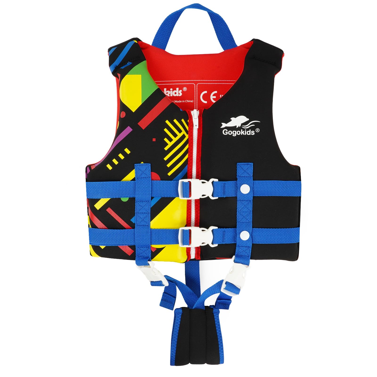 Gogokids Swim Vest Float Jacket - Kids Swimming Training Flotation Buoyancy Swimsuit with Adjustable Safety Straps for 15-35kg Child，Boys Girls Aged 2-9 Years, Perfect for Pool and Swimming lesson