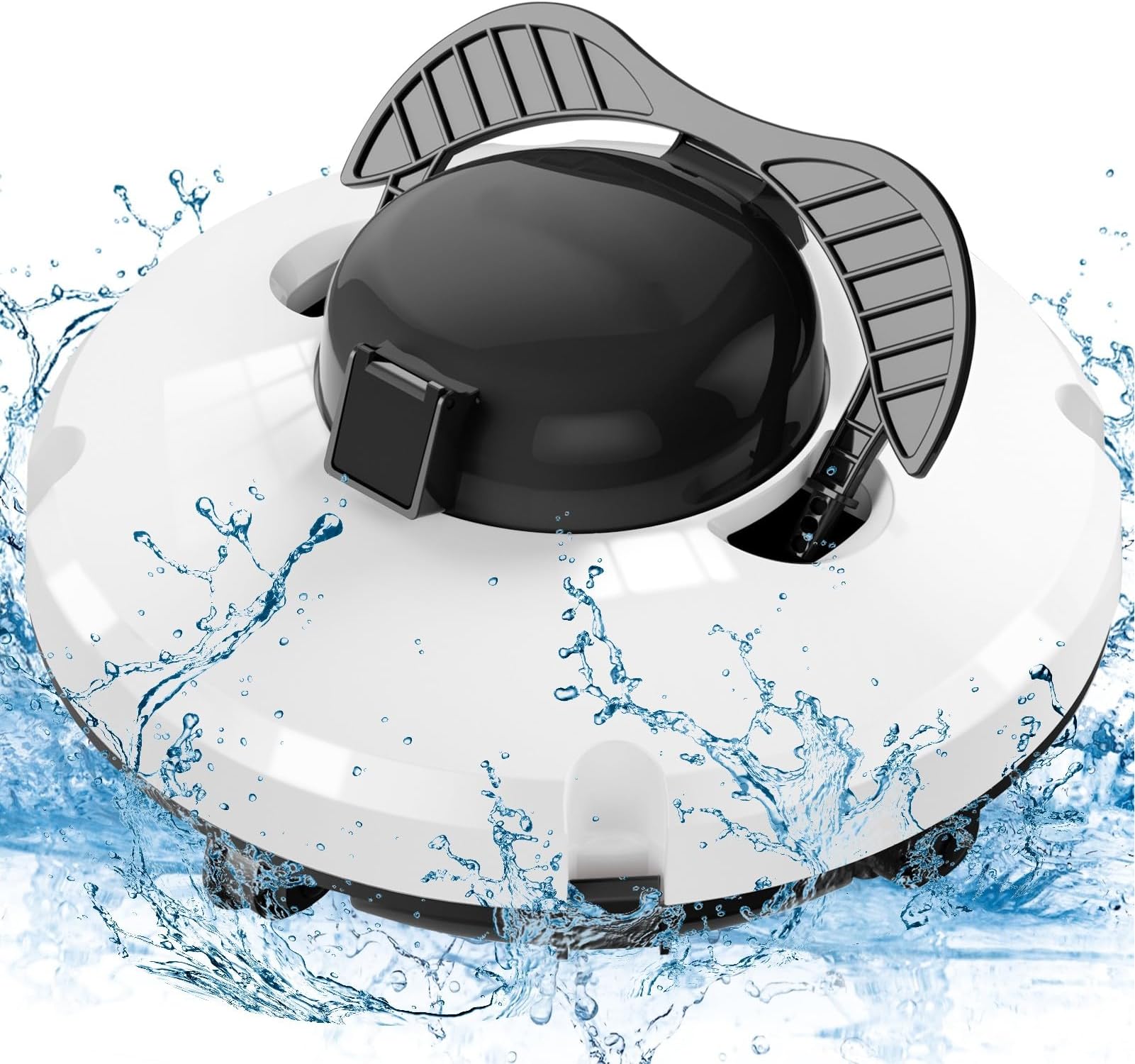 OUNA Cordless Robotic Pool Cleaner Pool Vacuum with Dual Motors Self Parking for Flat Ground Pools
