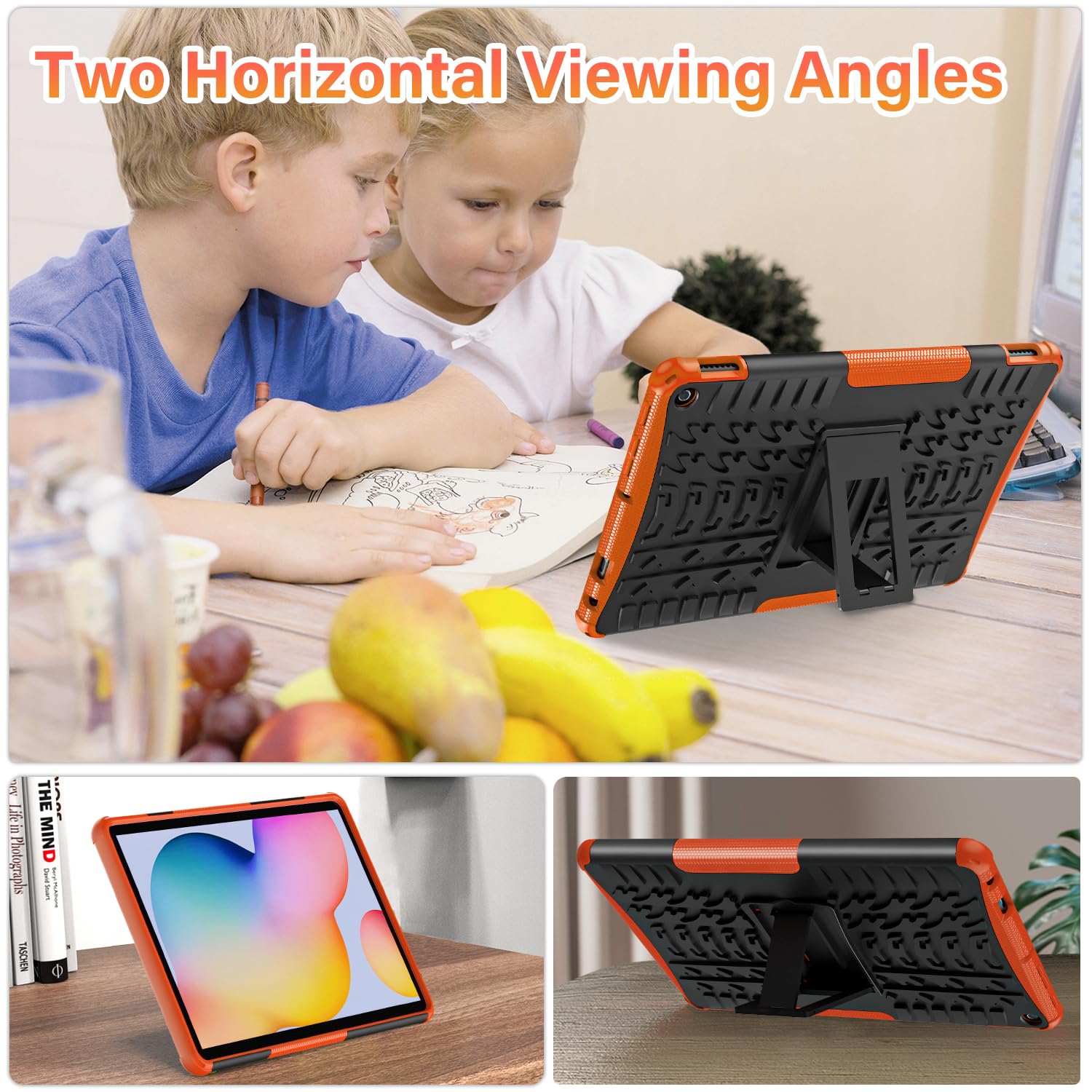 Funda para tablet de 10 pulgadas de 13ª generación con soporte, funda resistente de doble capa, no es compatible con iPad, Samsung Galaxy Android Onn de 10.1 pulgadas