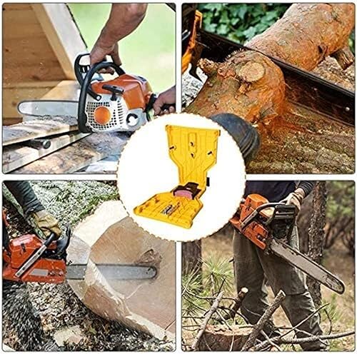 Miniatura 7 de LIYYA Afilador de motosierra, la segunda generación nueva portátil de la hoja de sierra de cadena afilador de dientes herramientas de piedra para
