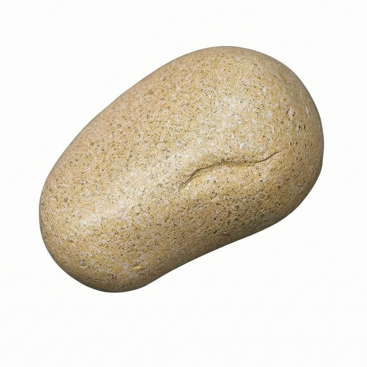 Speckled Finish Pebble Key Box Sliding Lid Stone Key Box Hand-Finished House Accessory Realistic Look for Garden, Entryway, Indoors, F Style Oval Pebble-image-7