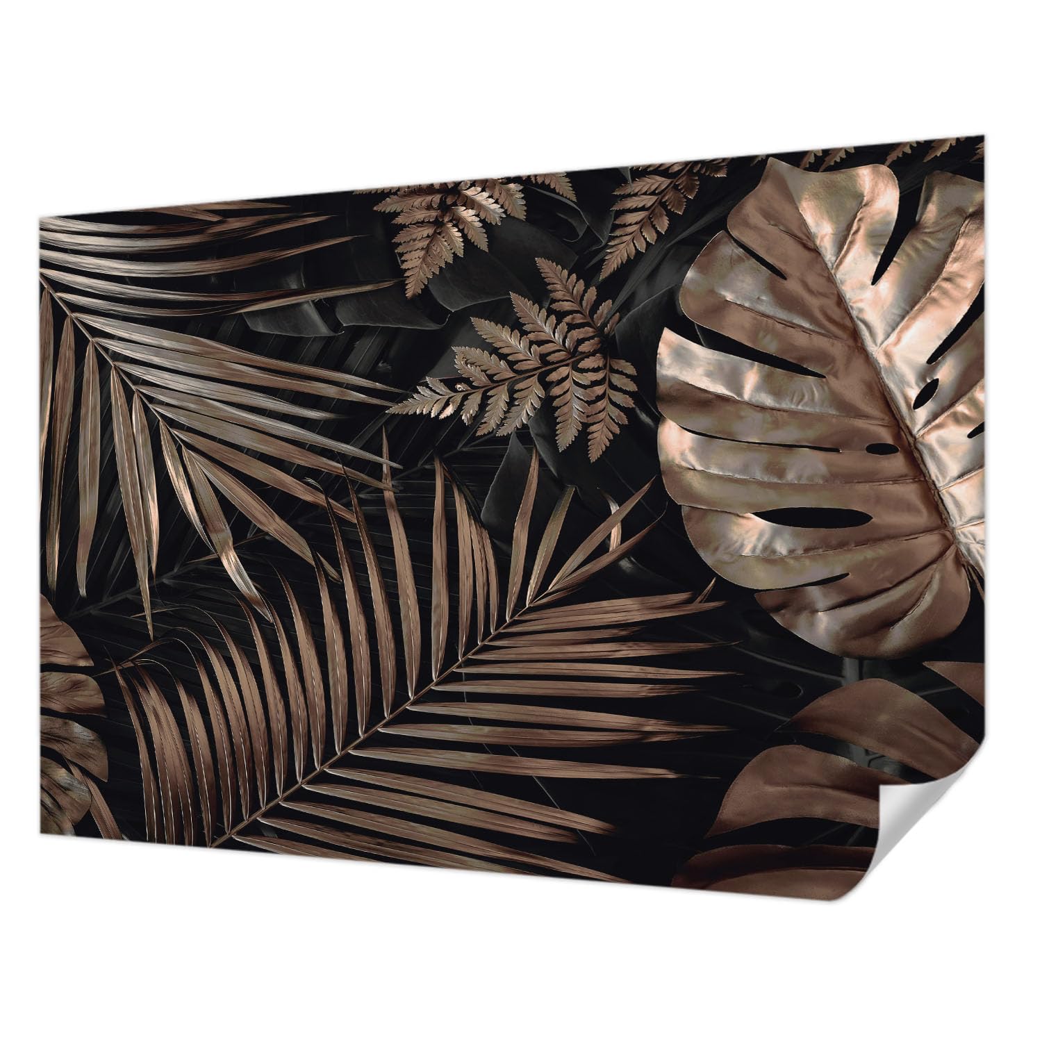 Papier peint autocollant pour chambre à coucher et salon style jungle tropicale 208x146