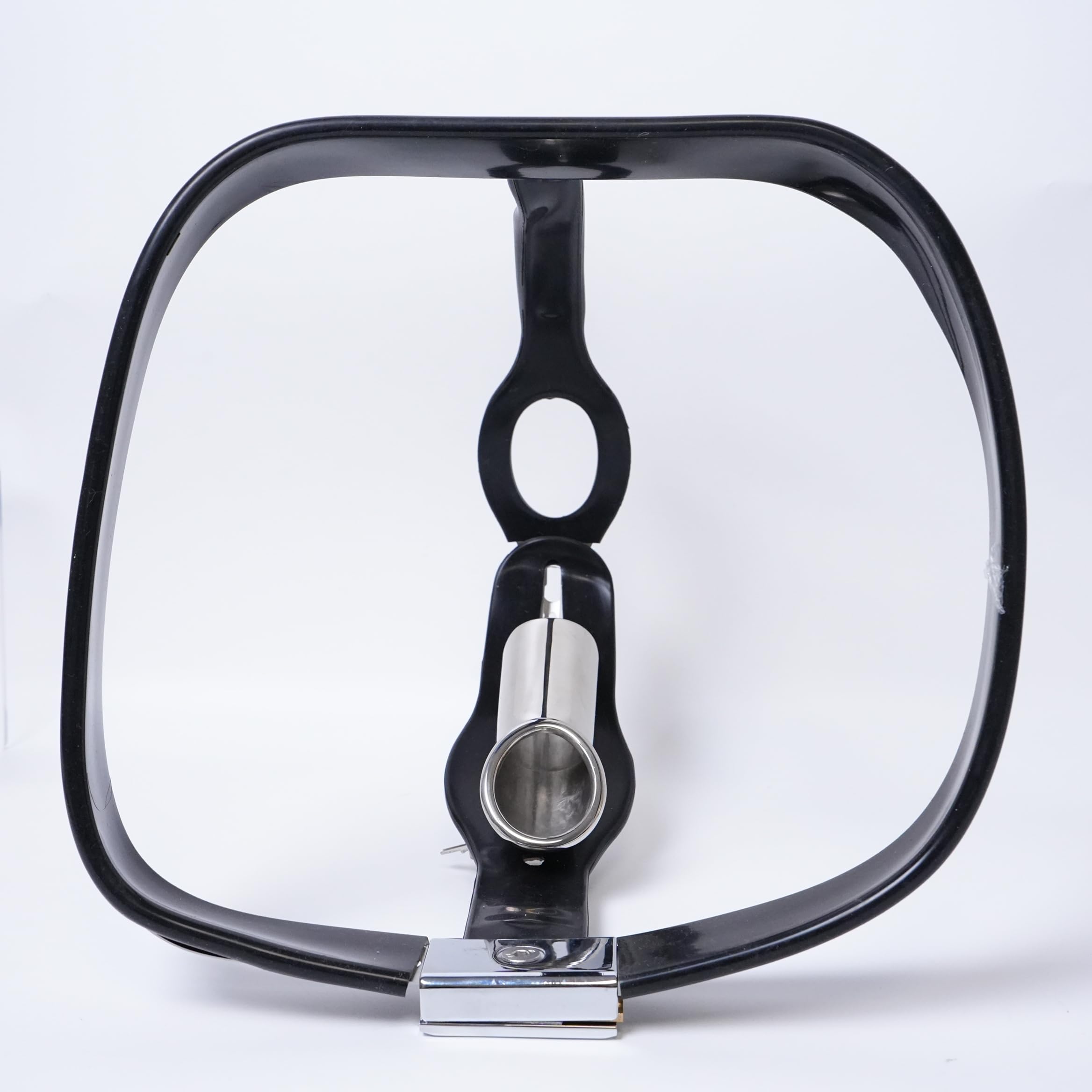 Ceinture de Chasteté réglable en Acier Inoxydable pour Hommes Noir 60-90cm